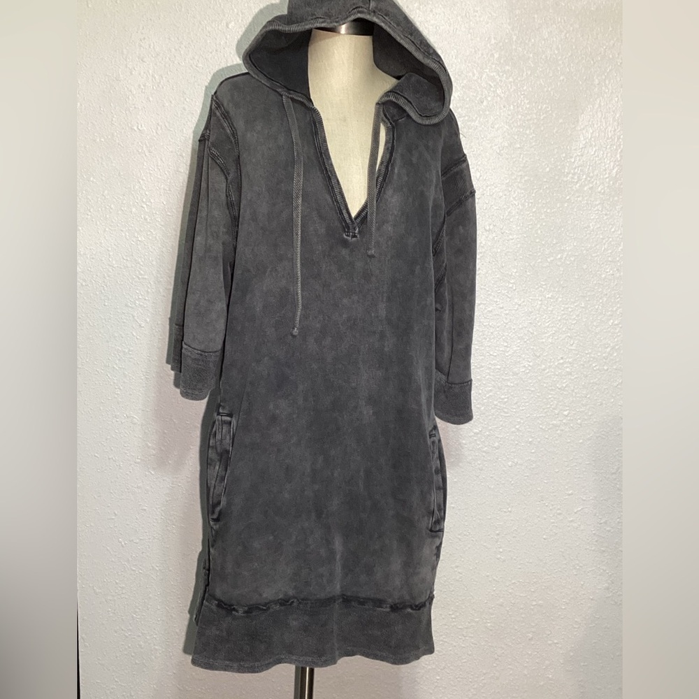 Daily practice by Anthropologie sport hoodie mini dress size large Dress